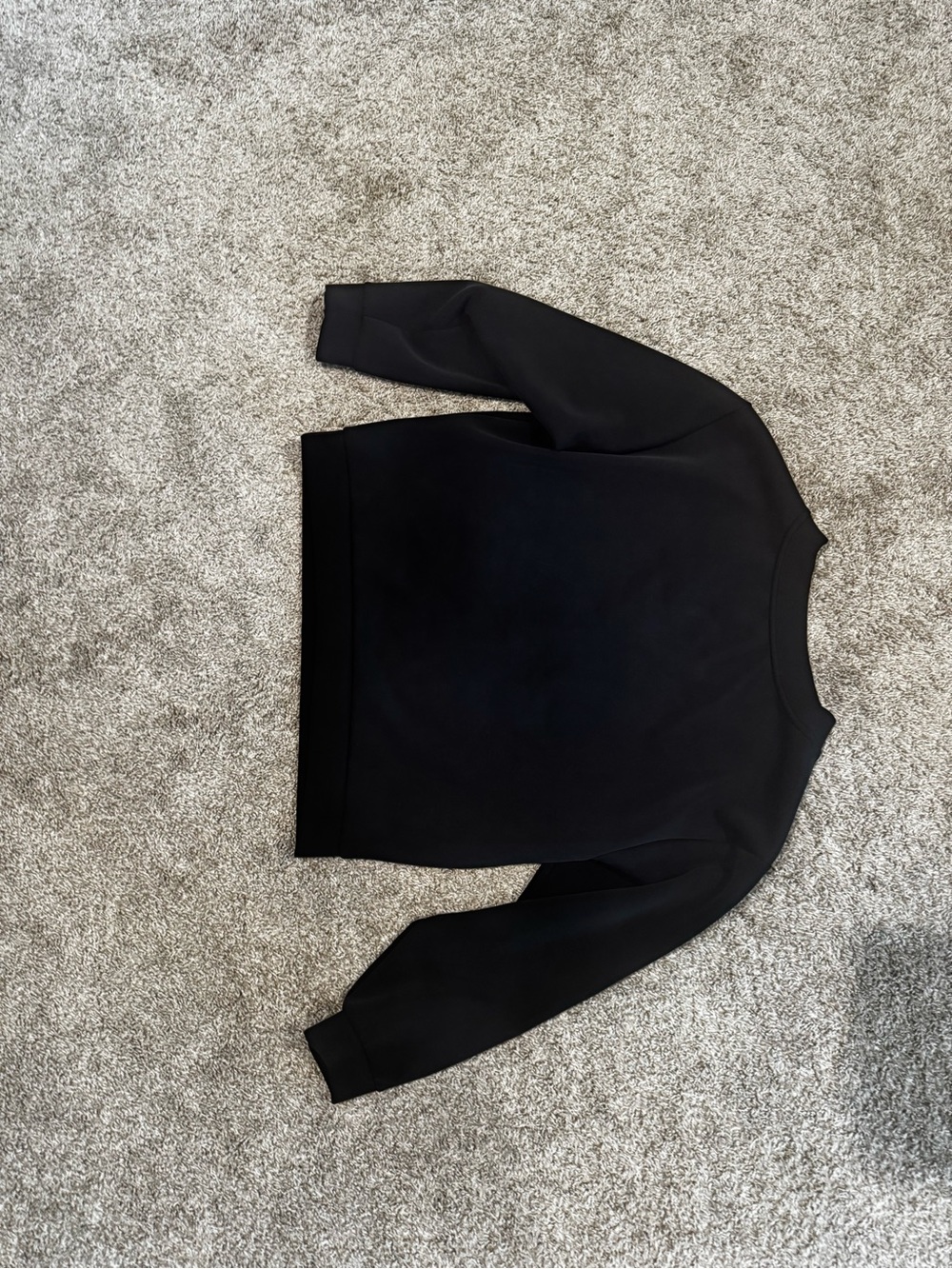 A New Day Women’s Black V-Neck Pullover Sweatshirt Long Sleeve Casual Top Medium - Picture 7 of 10